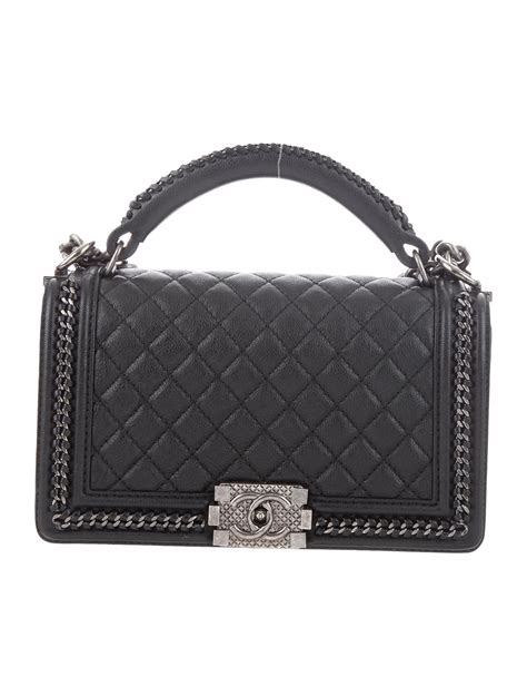 gold chain boy bag chanel